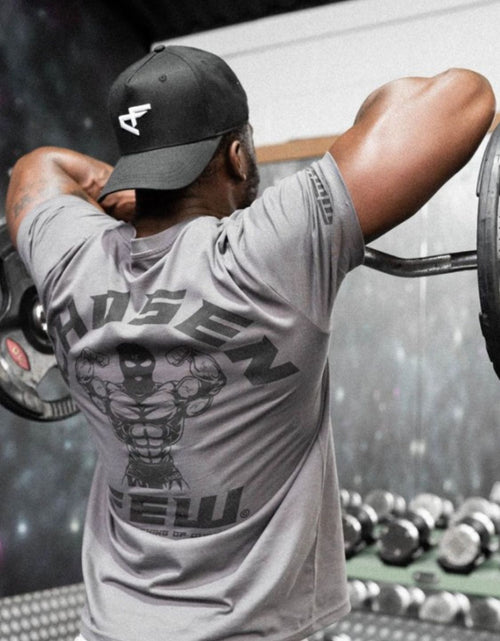 Load image into Gallery viewer, Men's Graphic Round Neck Short Sleeve T-Shirt
