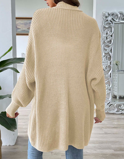 Load image into Gallery viewer, Open Front Long Sleeve Cardigan
