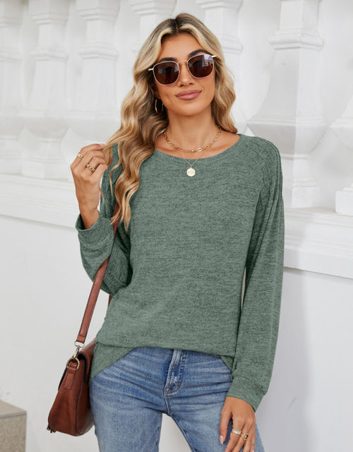 Load image into Gallery viewer, Round Neck Long Sleeve T-Shirt

