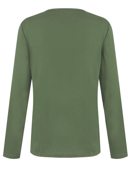 Load image into Gallery viewer, Half Button Long Sleeve T-Shirt
