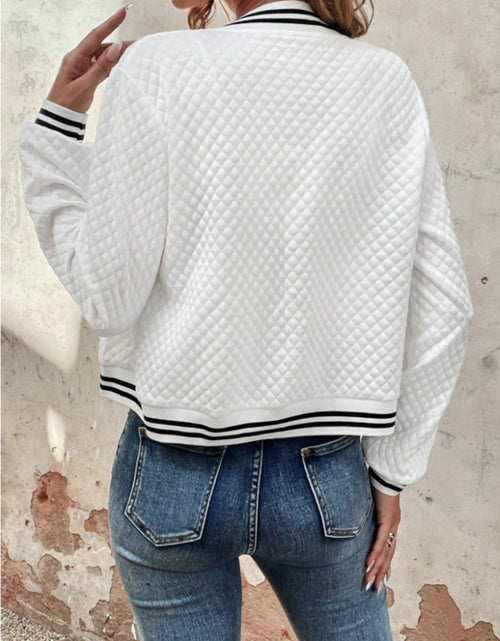 Load image into Gallery viewer, Zip Up Long Sleeve Jacket
