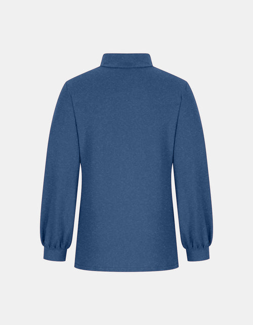 Load image into Gallery viewer, Full Size Mock Neck Long Sleeve T-Shirt
