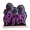 White, Black, Purple