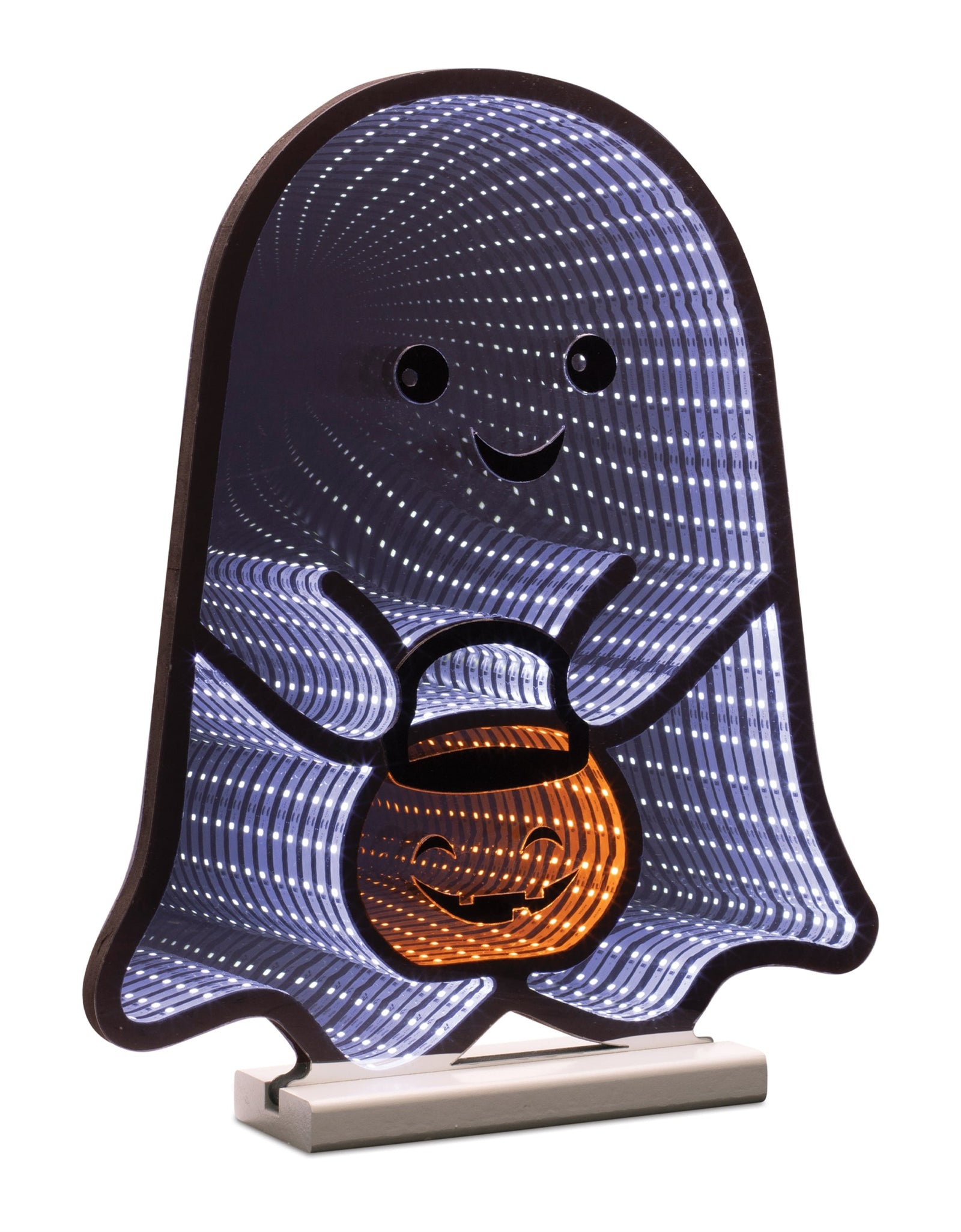 Ghost w/Candy Bucket Ekkolight 16"H