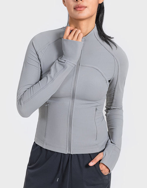 Load image into Gallery viewer, Millennia Zip-Up Long Sleeve Sports Jacket
