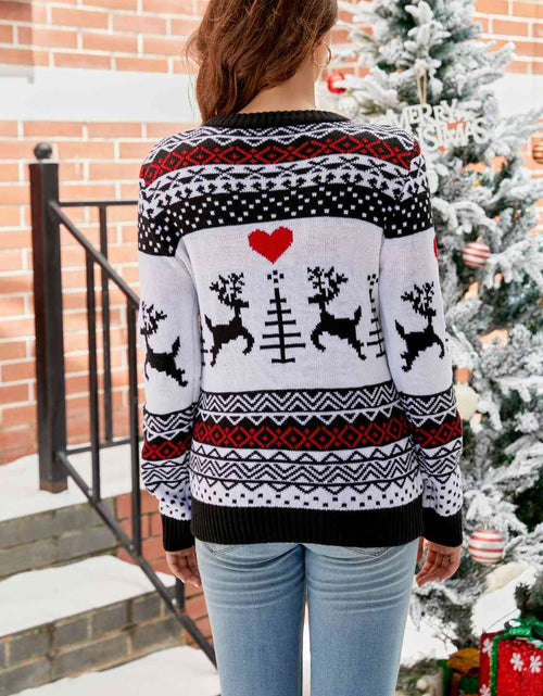 Load image into Gallery viewer, Christmas Round Neck Sweater
