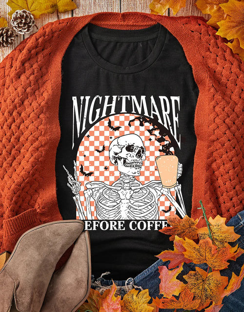 Load image into Gallery viewer, Graphic Round Neck Short Sleeve T-Shirt

