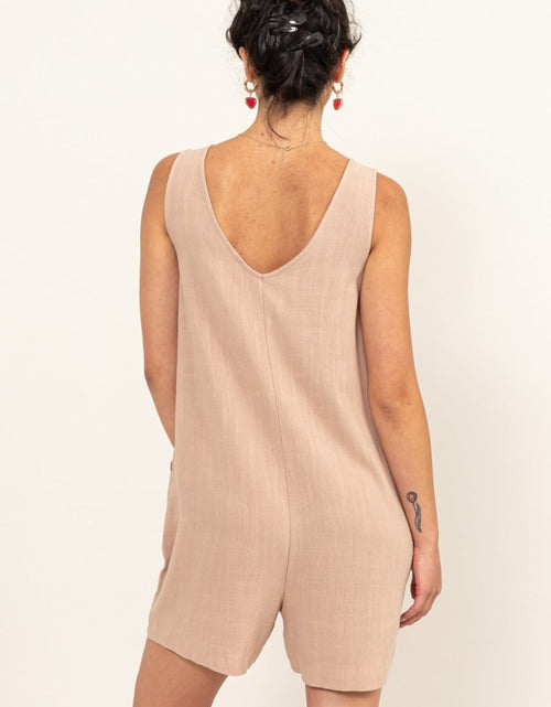 Load image into Gallery viewer, HYFVE V-Neck Sleeveless Romper with Pockets
