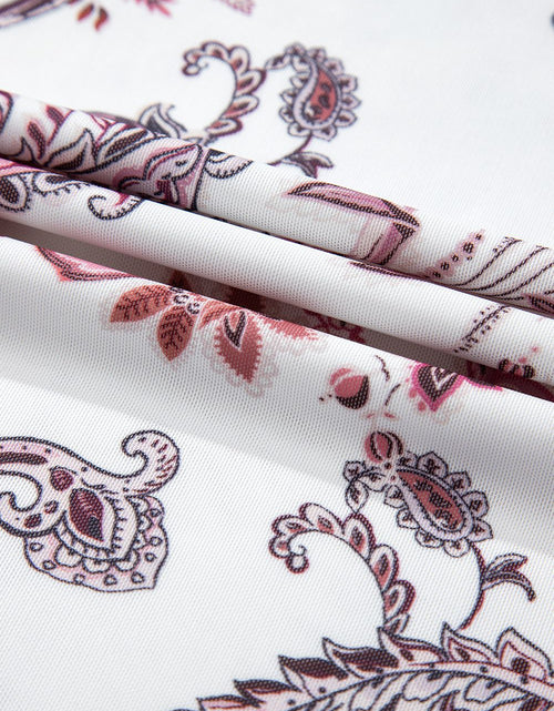 Load image into Gallery viewer, Paisley Mock Neck T Shirt
