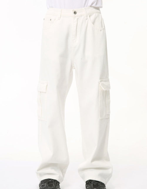 Load image into Gallery viewer, Hight Rise Wide Leg Cargo Pants
