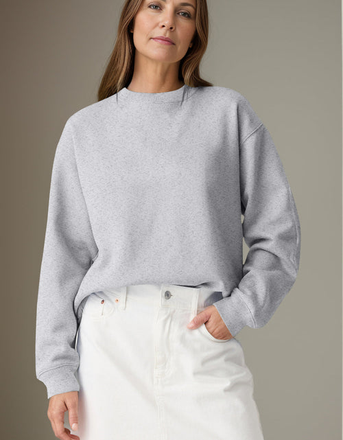 Load image into Gallery viewer, Round Neck Long Sleeve Sweatshirt
