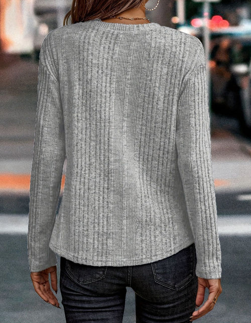 Load image into Gallery viewer, Round Neck Long Sleeve T-Shirt
