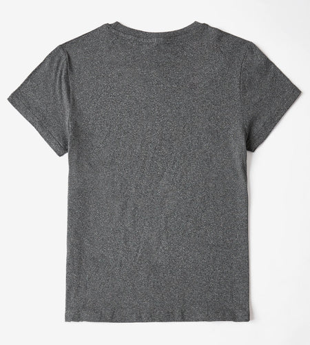 Letter Round Neck Short Sleeve T-Shirt