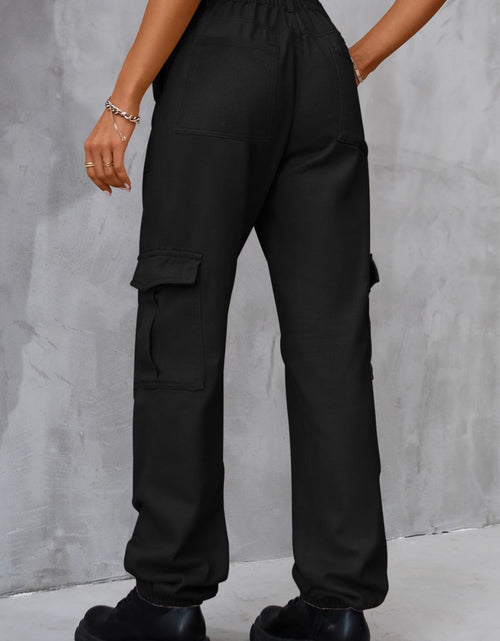 Load image into Gallery viewer, Buttoned High Waist Jeans with Pockets
