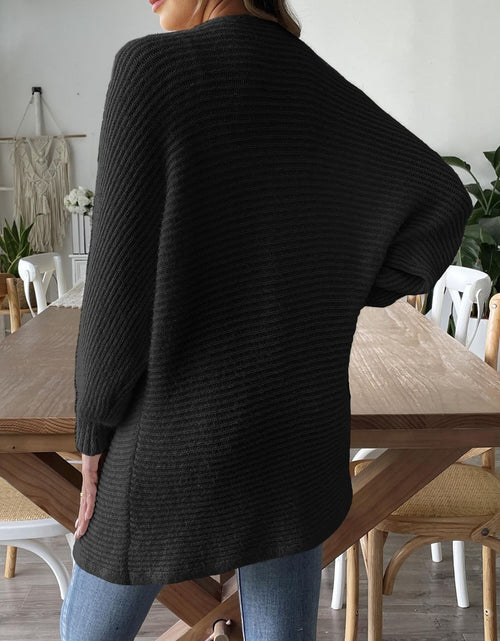 Load image into Gallery viewer, Open Front Long Sleeve Cardigan
