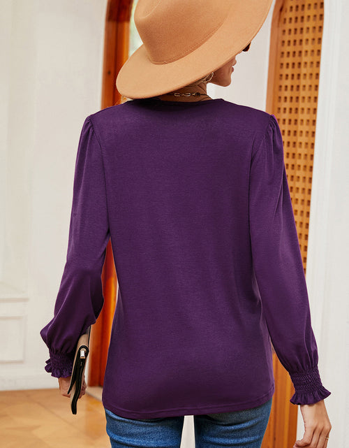 Load image into Gallery viewer, V-Neck Long Sleeve T-Shirt
