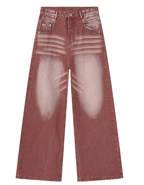 Load image into Gallery viewer, Men's Washed Wide Leg Jeans
