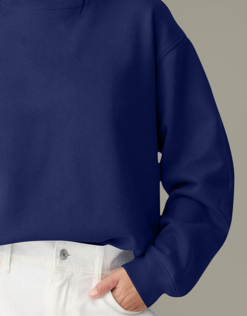Load image into Gallery viewer, Round Neck Long Sleeve Sweatshirt
