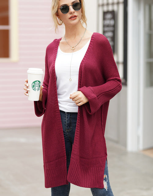 Load image into Gallery viewer, Open Front Long Sleeve Cardigan
