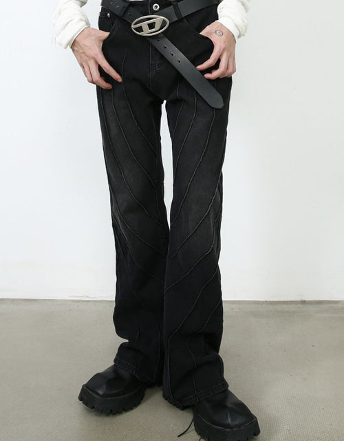 Load image into Gallery viewer, Men's Exposed Seam Jeans with Pockets
