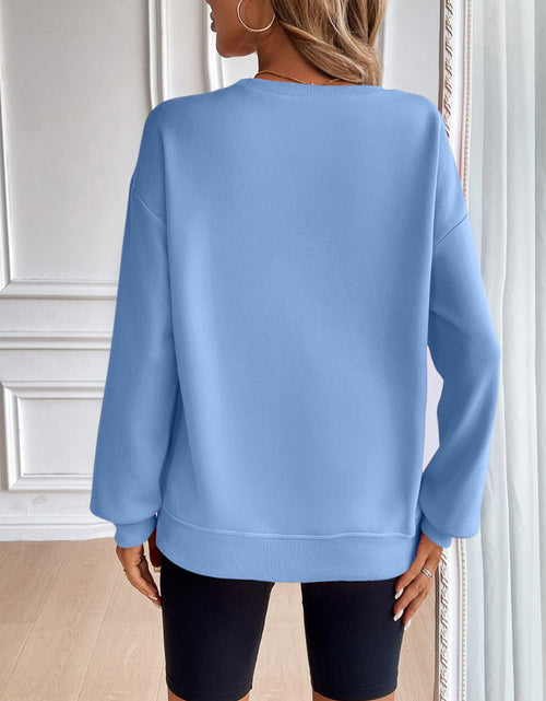 Load image into Gallery viewer, Ivy Lane Round Neck Long Sleeve Sweatshirt
