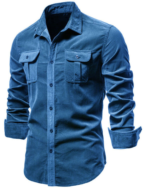Load image into Gallery viewer, Men's Full Size Button Down Collared Neck Shirt Plus Size

