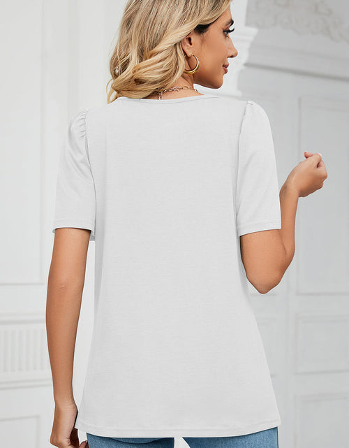 Load image into Gallery viewer, Square Neck Short Sleeve T-Shirt
