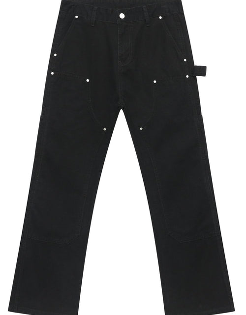 Load image into Gallery viewer, Mid Rise Baggy Jeans with Pockets
