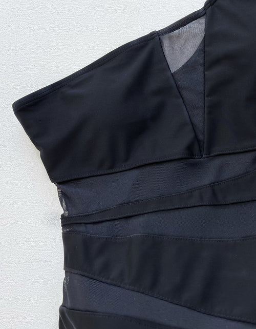 Load image into Gallery viewer, One-Shoulder Sleeveless One-Piece Swimsuit
