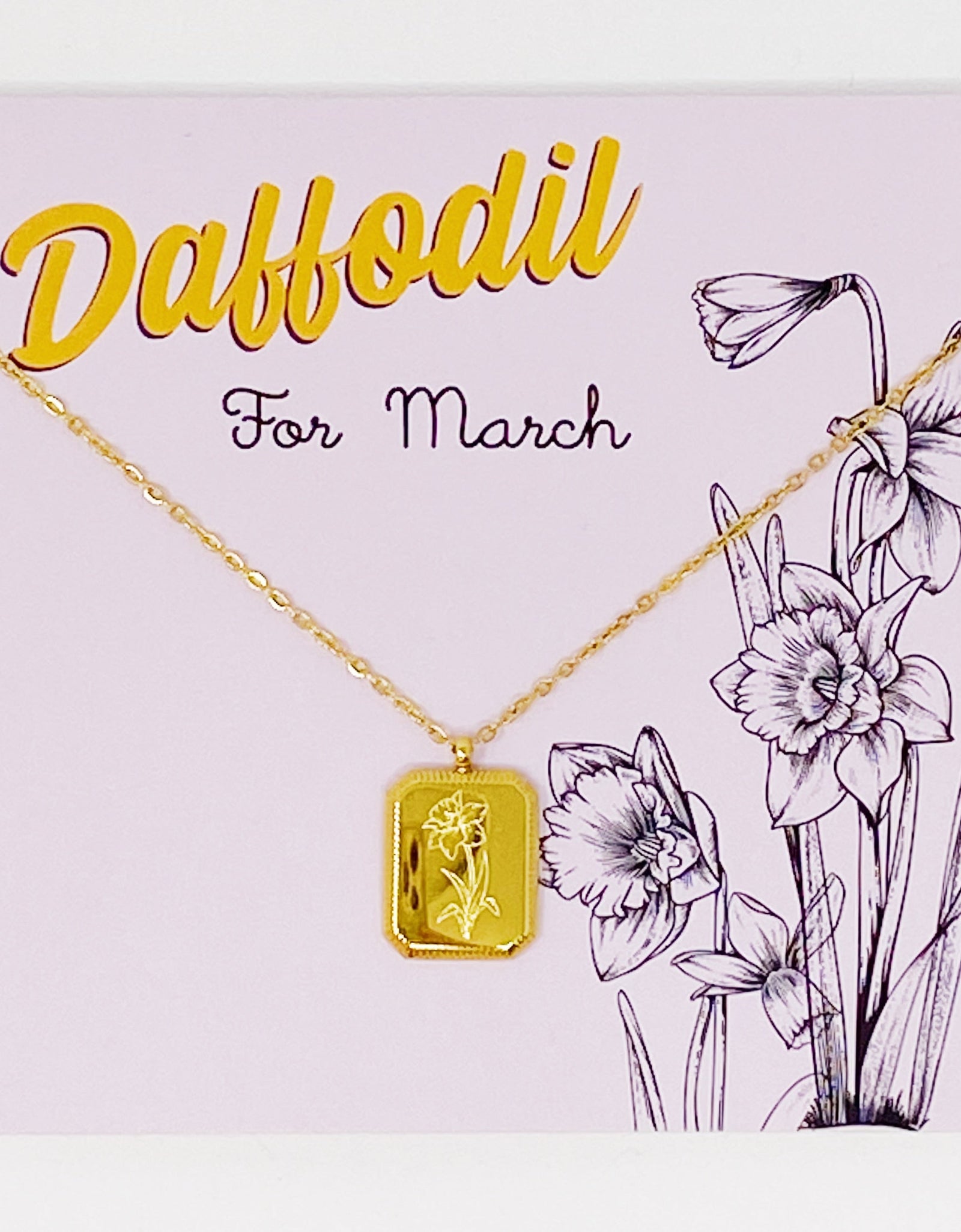 Blooming Birth Month Necklace by Ellisonyoung.com