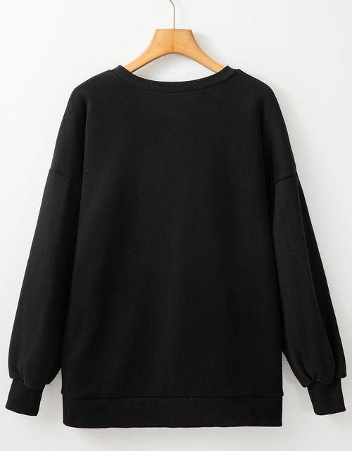 Load image into Gallery viewer, Round Neck Long Sleeve Sweatshirt

