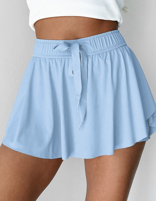 Load image into Gallery viewer, Drawstring High Waist Lined Active Skorts
