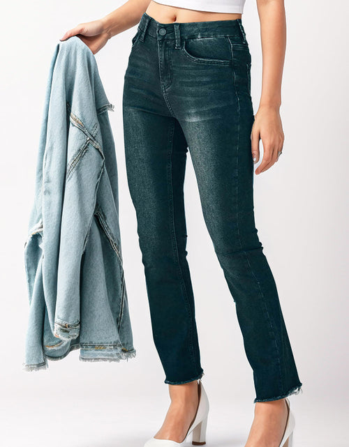 Load image into Gallery viewer, Mid-Rise Waist Skinny Jeans with Pockets

