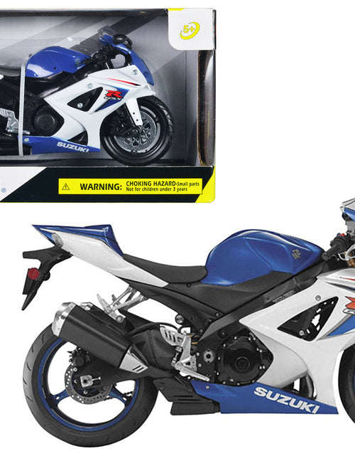 Load image into Gallery viewer, 2008 Suzuki GSX-R1000 Blue Bike Motorcycle 1/12 by New Ray
