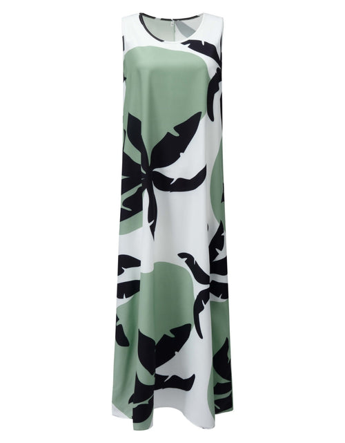 Load image into Gallery viewer, Printed Round Neck Mini Tank Dress
