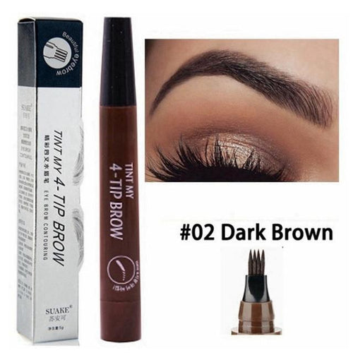 Load image into Gallery viewer, 4-TIP Waterproof BROW Liquid Eyebrow Pencil by Js House

