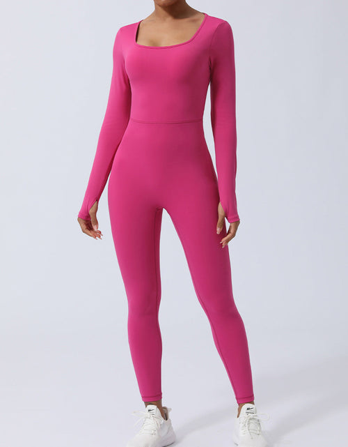 Load image into Gallery viewer, Twisted Backless Long Sleeve Jumpsuit
