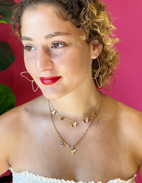 Load image into Gallery viewer, Butterfly Colony Necklace by Ellisonyoung.com
