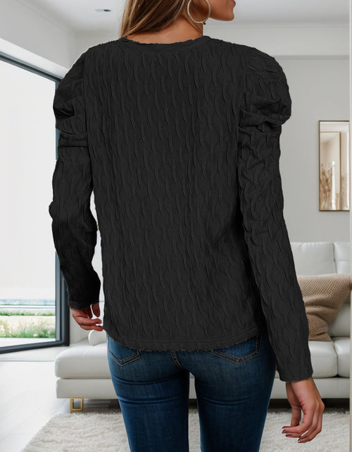 Load image into Gallery viewer, V-Neck Puff Sleeve Top
