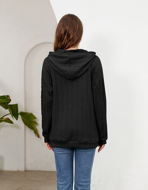 Load image into Gallery viewer, Raglan Sleeve Front Pocket Hoodie
