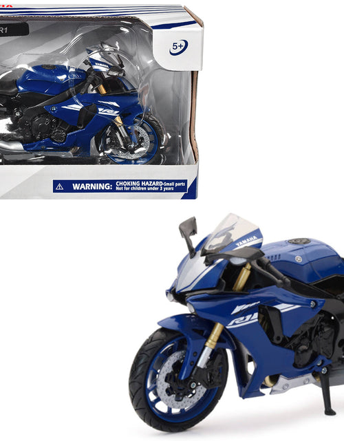 Load image into Gallery viewer, Yamaha YZF-R1 Motorcycle Blue 1/12 Diecast Model by New Ray
