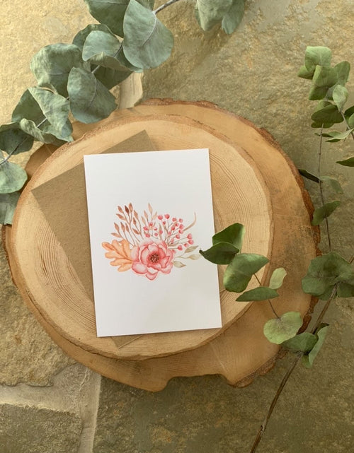 Load image into Gallery viewer, Dried Autumn Floral Bouquet 2022 Autumn Seasonal Wall Home Decor Print by WinsterCreations™ Official Store
