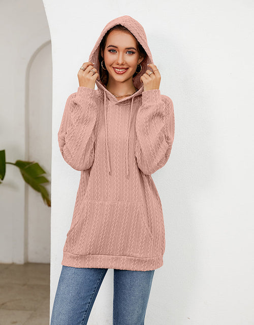 Load image into Gallery viewer, Raglan Sleeve Front Pocket Hoodie
