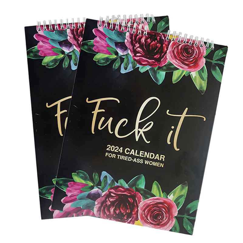 2025 Calendar For Tired-Ass Women Swear Word 12 Month Weekly Daily Wall Planner