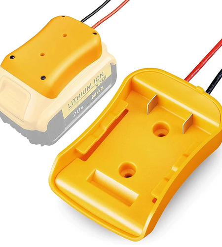 Power Connector DIY Battery Adapter Holder Dock For DeWalt 18V/20V Max Battery