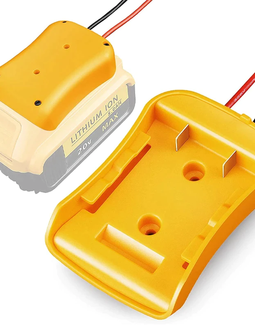 Load image into Gallery viewer, Power Connector DIY Battery Adapter Holder Dock For DeWalt 18V/20V Max Battery
