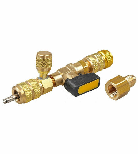 HVAC Tool AC Schrader Valve Core Remover Dual Size 1/4 and 5/16 Port Installer