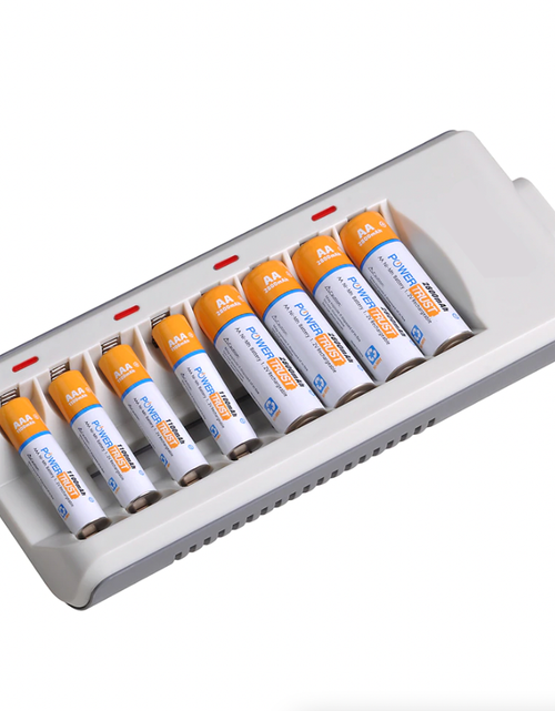 Load image into Gallery viewer, 8 Slot Battery Charger For Ni-MH Ni-CD AA AAA Rechargeable Batteries Fast Charge
