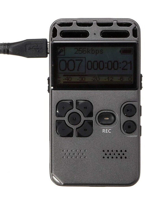 Load image into Gallery viewer, 64GB Rechargeable LCD Digital Audio Sound Voice Recorder Dictaphone MP3 Player
