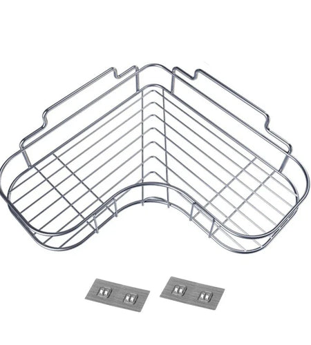 Shower Caddy Shelf Bathroom Corner Bath Storage Holder Organizer Triangular Rack